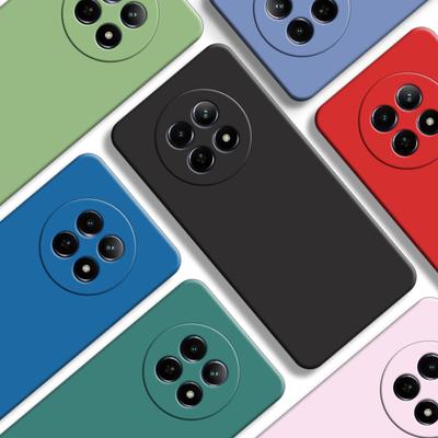 Για Realme 12 Θήκη 5G για Realme 12 Κάλυμμα 6,72 ιντσών Γνήσιος προφυλακτήρας από υγρό καουτσούκ σιλικόνης για Realme 12+ 12 Pro Plus
