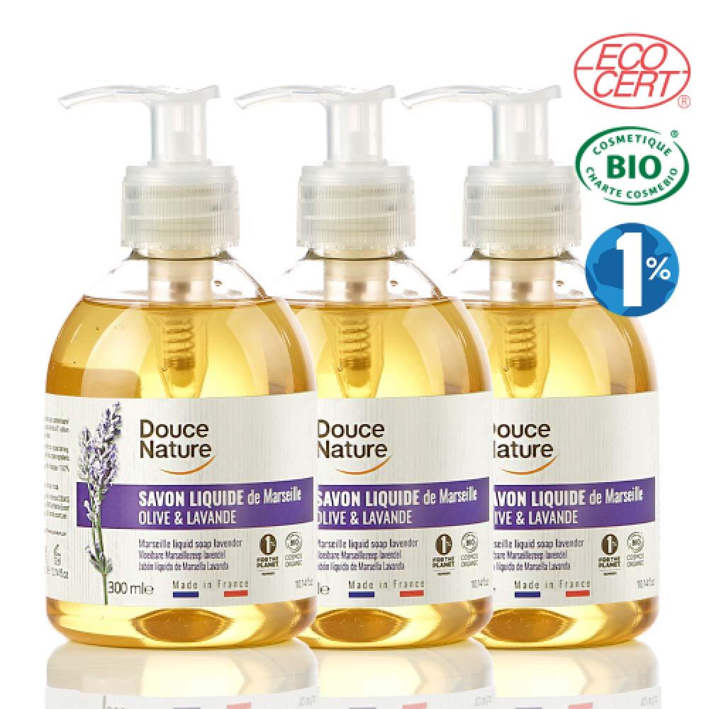 Douce Nature France Marseille Liquid Hand Wash Lavender 300ml X3 NONE