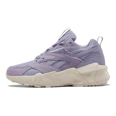 Aztrek Comfortable Fabric Synthetic Leather Low Top Running Shoes Women Sneaker Lavender EF7628
