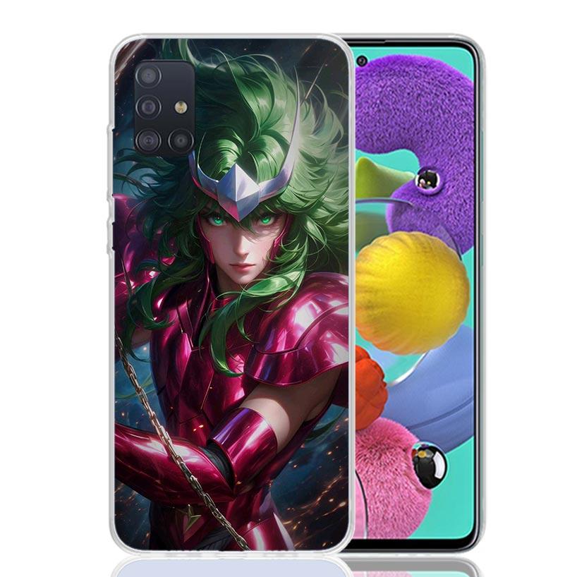 Saint Seiya Cool Phone Case For Samsung Galaxy A52 A32 A22 A12 A02S A50S A30S A51 A31 AA71 Note 20 Ultra 10 S10 Plus Galaxy A52