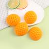PVC Mango Simulation Toy: Miniature DIY Handmade Fruit with Knife for Playhouse Ornaments.