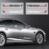 BBHY3 Auto Logo Blume Seitenwand Blume Autoaufkleber Für Octavia Superb Rapid Kodiaq Karoq Fabia Kamiq Roomster Citigo MK2 MK1 2 3