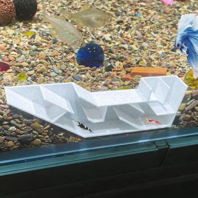 Fishtunnel für Aquarium Zuchthöhle Unterwasserhöhle Aquarium Labyrinth Lebensraum für Ecke Wand Krabbe Wels Versteck