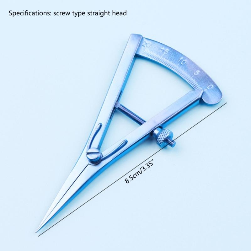 Titanium-Alloy Double Eyelid Measuring Calipers Cosmetic Stainless Steel Surgery Equip Eye Scale Ophthalmic Instruments