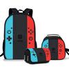 Game Controller Pattern Three Piece Set Rucksacks for Boys Plus Girls Best Gifts 2D Flat Animated School Daily Pack for Children