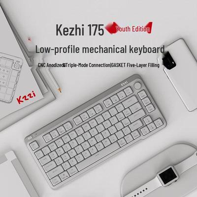 KZZI i75 Jugend RGB Niedrigprofil Mechanische Tastatur mit drei Modi