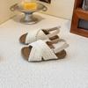 Mädchen Sandalen Weben Retro Ins Trendy Kinder Strandschuhe Koreanischer Stil 2025 Sommer Neu Kinder Freizeitschuhe Slipper Rutschfest