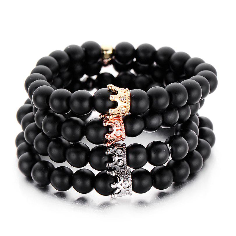 Natural Stone Couple Bracelet 