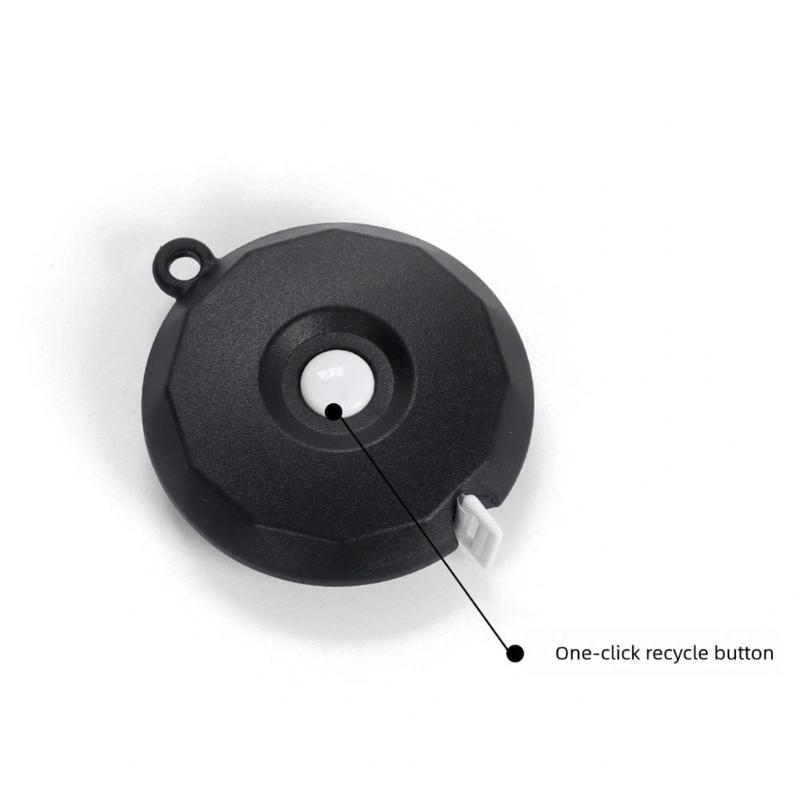Automatic Lock Flexible Measuring Tape 2 Meter 2 Sided Inches Centimeters Lightweight Body Size Tool Easy 1 Button Retract