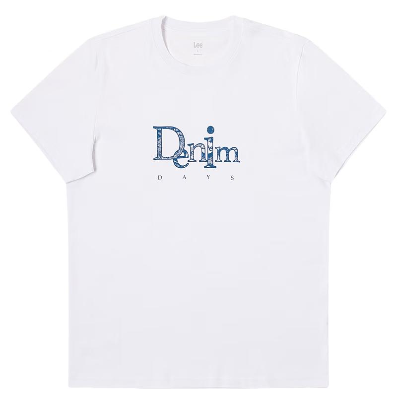 

Lee Men s Crew Neck Letter Print Short Sleeve T-Shirt M