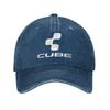 Cube Cycling Mtb Mountain Bike Denim Cap Casual Baseball Caps Adjustable Hat Summer Unisex Baseball Hats