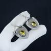 Beautiful Citrine Gemstone Earrings, 925 Sterling Silver Earring, Handmade Boho Silver Jewelry Dangle Earrings, Thanksgiving Gift