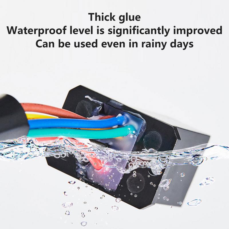 Motorcycle Gear Shift Indicator 12V Motorcycle Digital Speed Meter 0-6 Speeds Highlight Green Light Display Waterproof Cycle