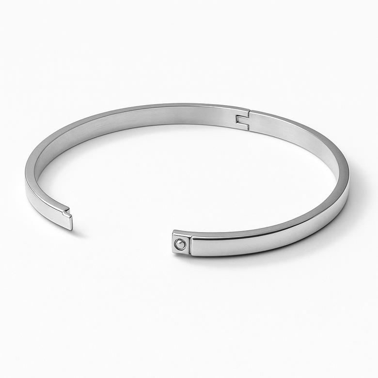 Mark-4 Eclipse Click Bangle (4Mm)