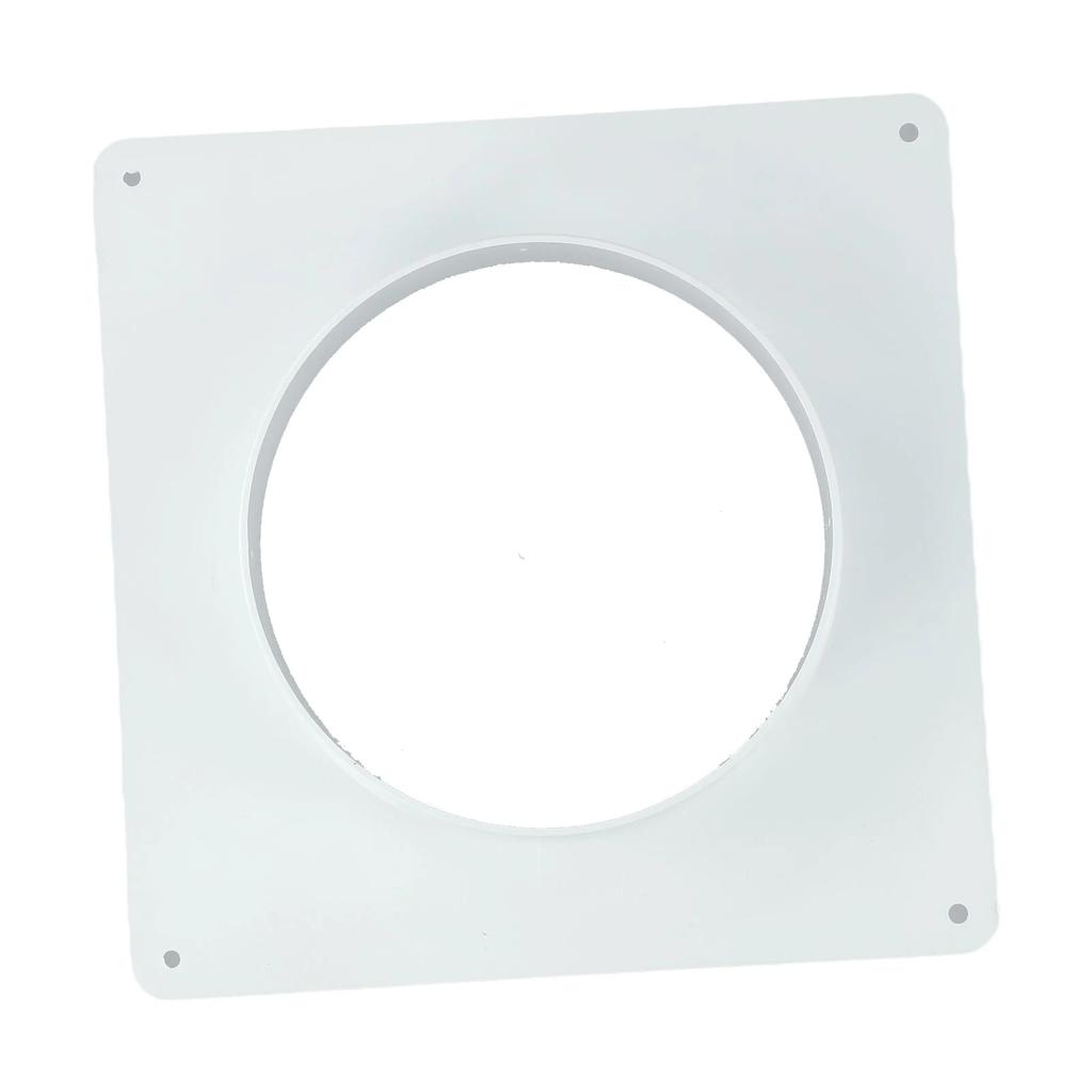 8 Inch ABS Mobile Air Conditioner Exhaust Pipe Joint Flange Interface White Flange Connector Non Toxic Material