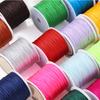 Corda di seta 45M/0,8MM trecciata in nylon per Fai da te per Forniture per la creazione di gioielli Nappe Perline Artigianato intrecciato Corda di nylon satinato CS003