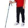 Aluminium Alloy Telescopic Lightweight Anti Skid Walking Cane Stick   Pole (Black)