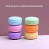 5Pcs 10g Macaron Color PP Plastic Cream Jars Portable Travel Cosmetic Containers for Lotion Foundation Makeup Storage