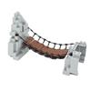 MOC Building Blocks Construction Drawbridge Mountain Rock Panel Rockery Hill Bridge DIY Bricks Accessories Creative Toys Leduo