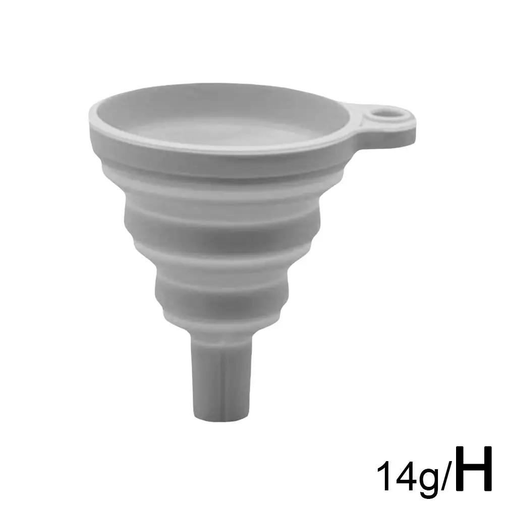 Auto Motoröl Abscheider Filter Trichter Tragbarer Und Universeller Trichter Flüssigkeitswechsel Auto Silikon Trichter Faltbar Flüssigkeit Y0Y8