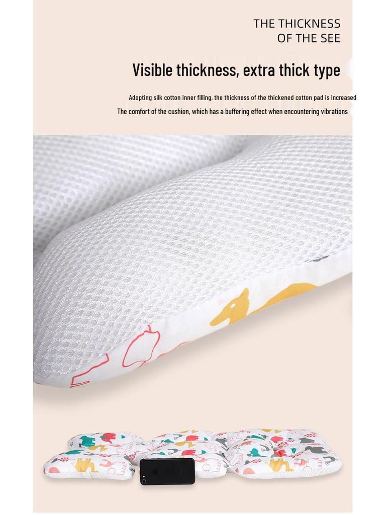 Universal Four Seasons Stroller & Dining Chair Cushion - Cotton Pad with Added Warmth & Thickness for Autumn/Winter