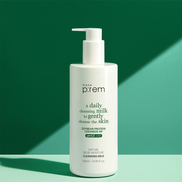 Makeprem Safe Moisture Cleansing Milk 500ml (Large Capacity/Mildly Acidic)