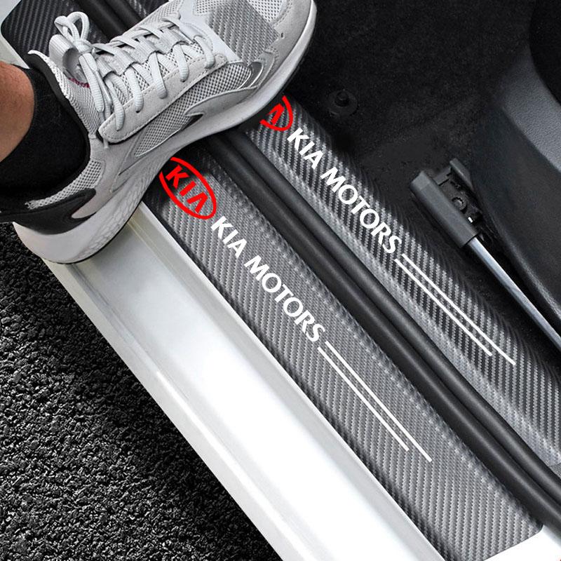 2026 Hot Car Sticker Car Sill pedal Rear Bumper Protection Stickers for KIA sportage ceed sorento cerato optima picanto rio soul