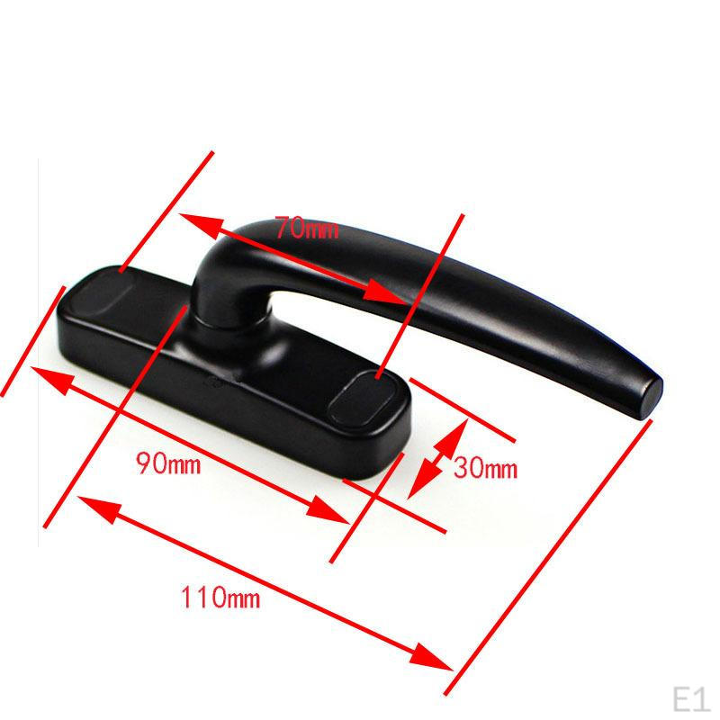 Casement Handle with Lock for , Aluminum Replacement Doors, Universal And Accessory, Easy to