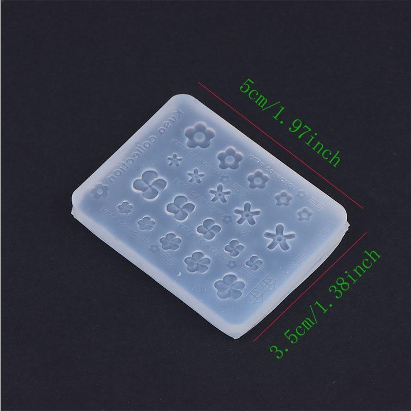 3D Silicone Nail Mold Flower Design Diy Manicure Template Carving Nail Art Tools Diy Manicure