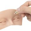 Soft 3D Lashes Extension Skin Reusable Grafted Lash Mannequin Model  Face Makeup Tools
