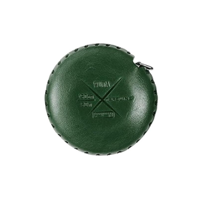 

WUTA tape measure Tape measure 1.5m Telescoping Made of genuine leather Automatic rewind tape measure sewing For leather craft measurement (green)