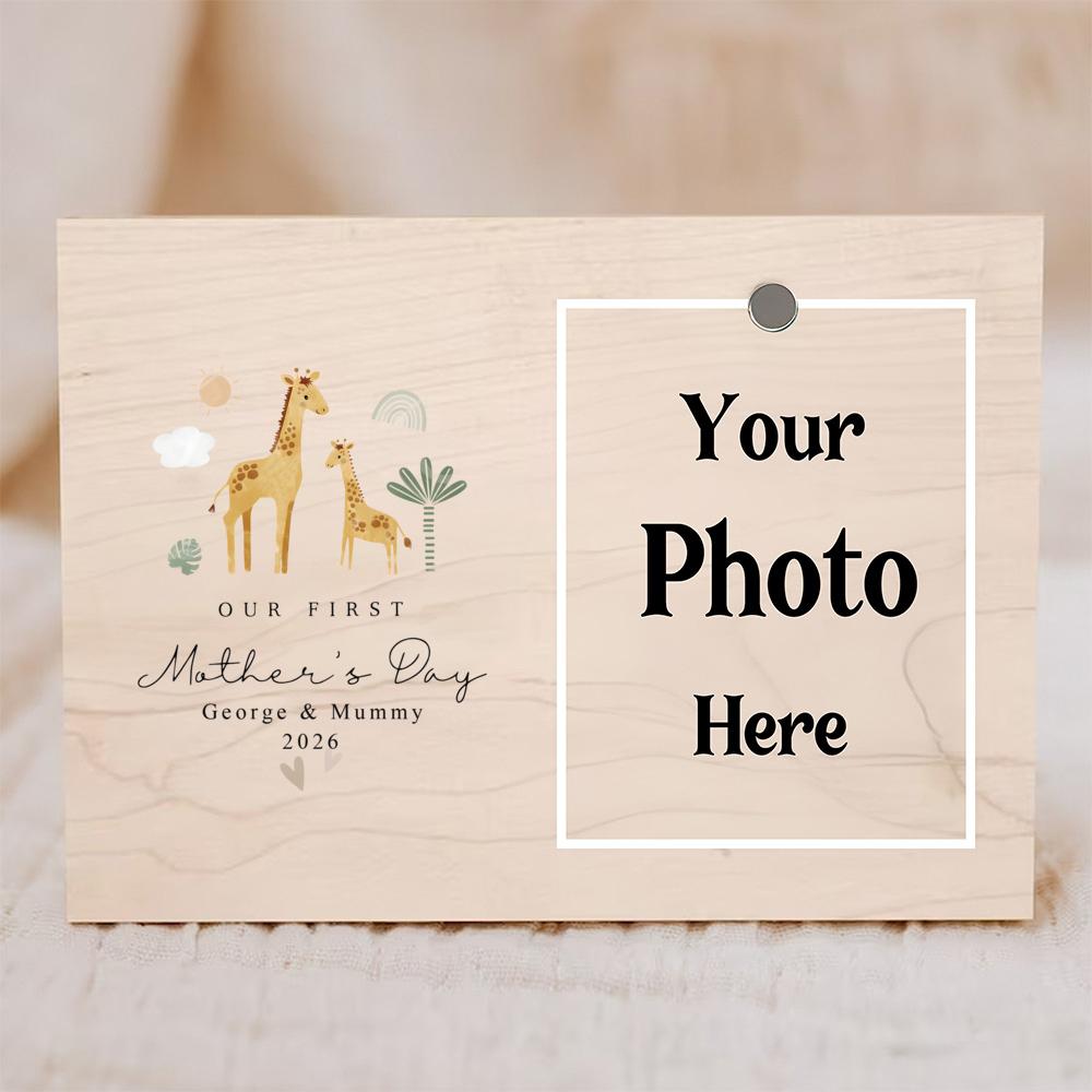 Personalised Picture Frame First Mother’s Day New Mummy Gift Gifts for Wife Photo Frame Custom First Mother s Day Photo Frame