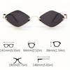 Non-polarized Fashion Vintage Small Alien Mirror Sunglasses Women Metal Rimless Sun Glasses Ladies Hipster Sexy Eyewerar