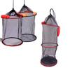 Portable Mesh Crab Fishing Net Crayfish Lobster Shrimp Trap Foldable Fish Cage Woven Fish Basket Network Trap Cage Tackle