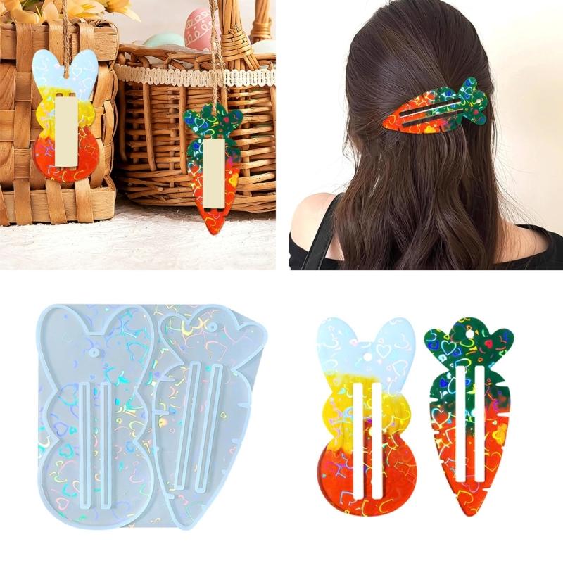 Rabbits Carrot Money Clip Epoxy Resin Mould Silicone Jewelry Making Tool For Craft