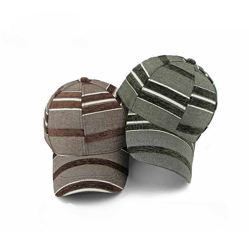 Striped Visors Spring Autumn Hats for Women Men Luxury Designer Sun Golf Hat Streetwear Baseball Hat Snapback Hiphop Cap for Men