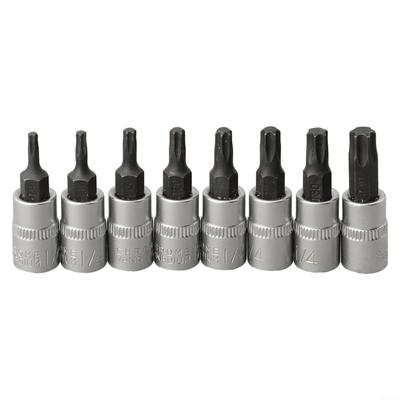 Bits de chave de fenda Torx Bit Socket 1/4 polegada Hex Shank