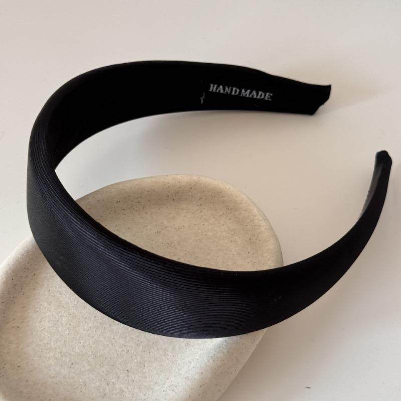 Softly Shining Wide-edge Sponge Hairband, Fashionable Hair-stabilizing Headband, High-crown Hair Clip