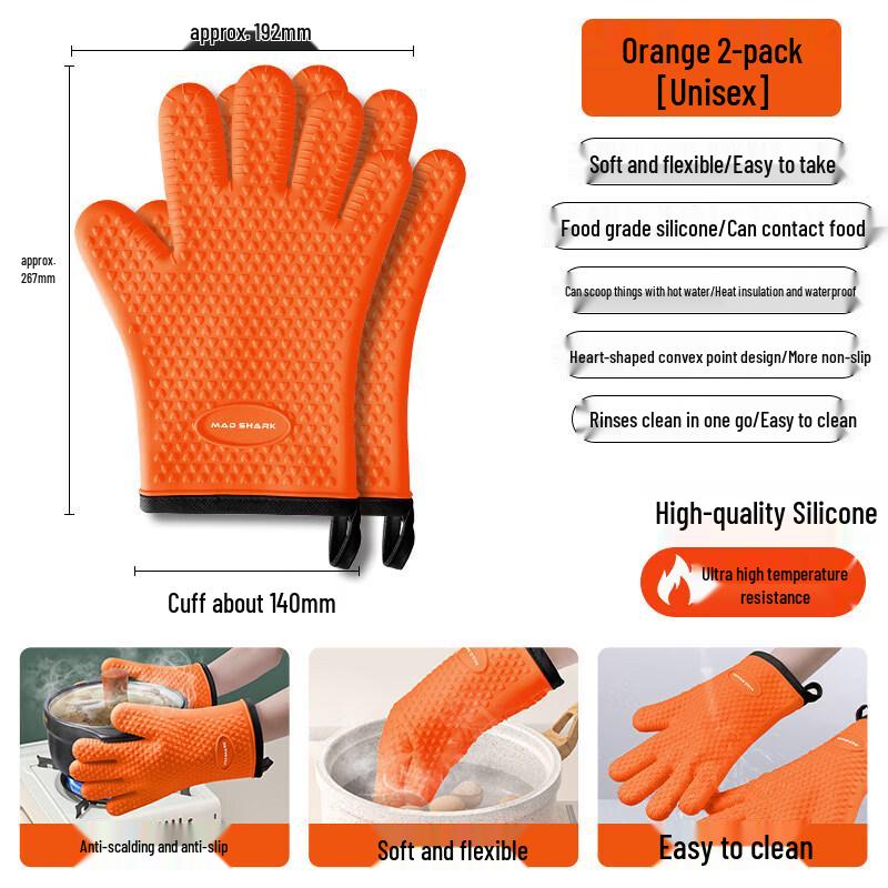 Silicone Heat Resistant Oven Gloves