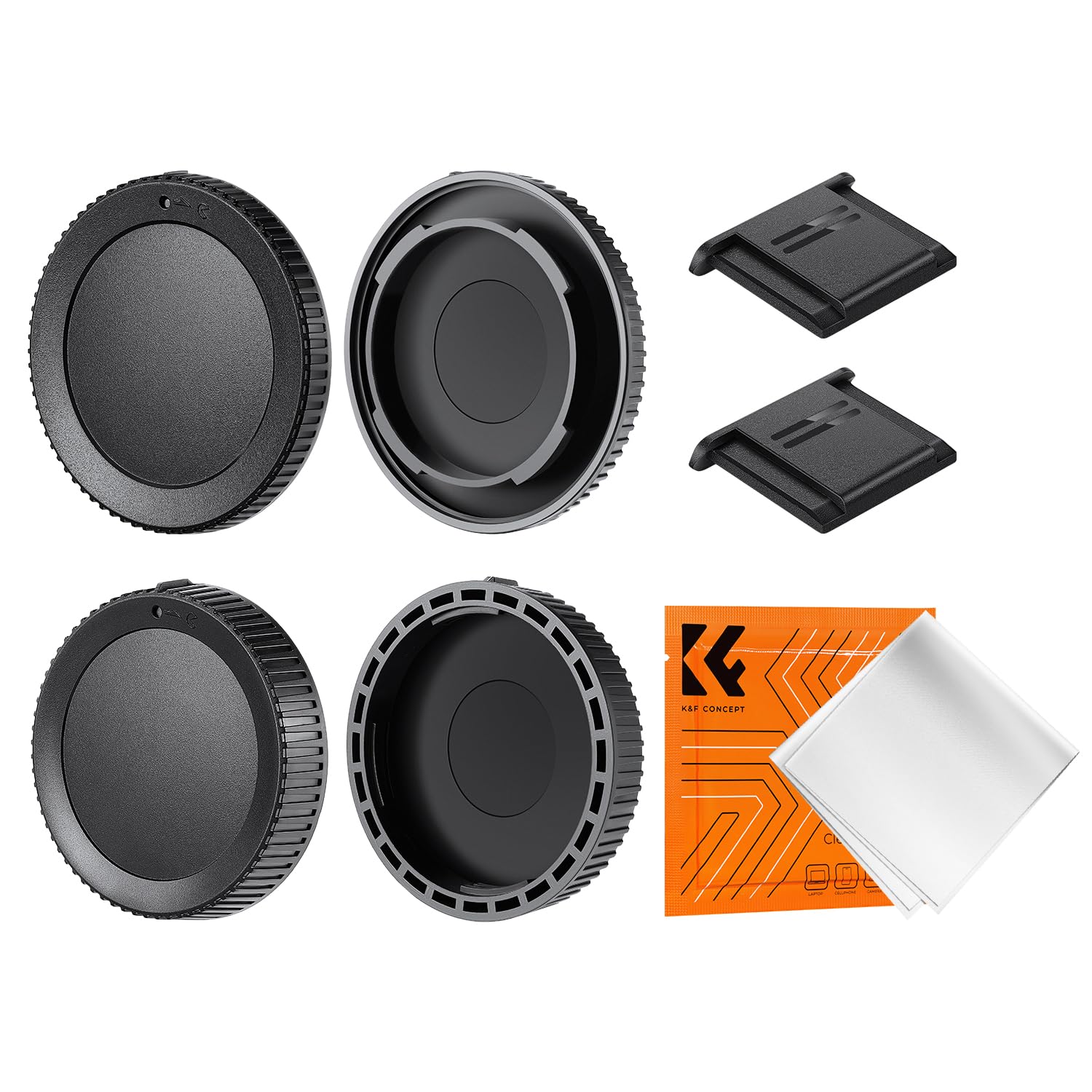 

Concept Body Cap and Rear Lens Cap Set for Nikon Z Compatible with Nikon Body Mount Protective Camera Dustproof and Scratch Camera Accessories K&F