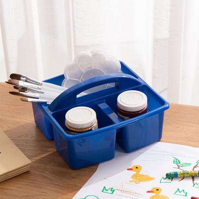 Multi-purpose Stackable Storage Basket Plastic Practical Individual Grid Storage Tray for Children