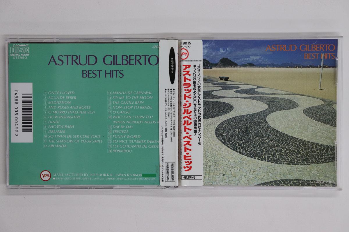 

CD ASTRUD GILLBERTO Best Hits J30J20115 Verve Records 1986 Japan Obi Latin Used