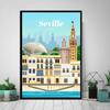 Vintage Retro Travel City Map Canvas Wall Art  Berlin Singapore Hong Kong  Classic Posters for Home Living Room Decor