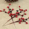 10 szt. Mini okrągłe sztuczne czerwone jagody Xmas Flower ozdoby do domu na nowy rok