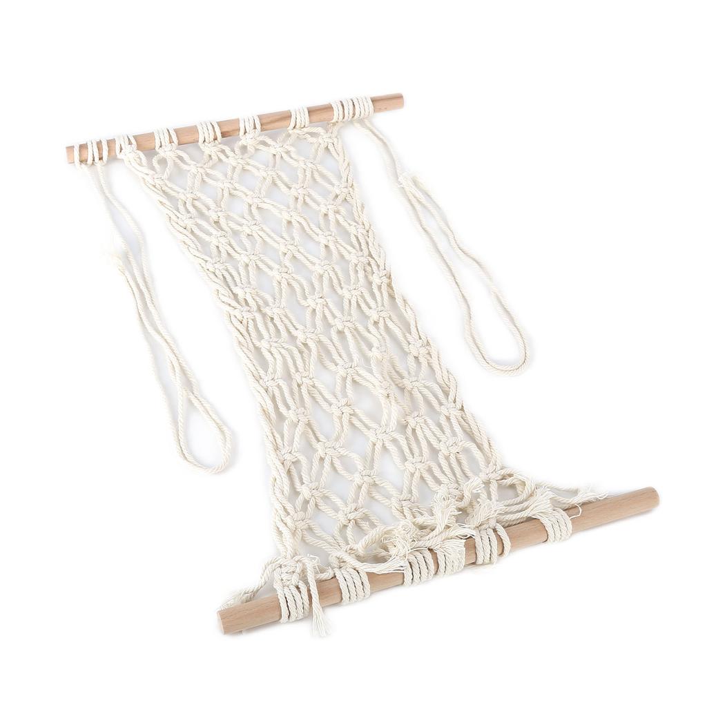 Prosty wiszący koszyk na owoce Hamak na owoce Uchwyt Siatka Haczyk z bawełnianej liny do kuchni Wystrój domu