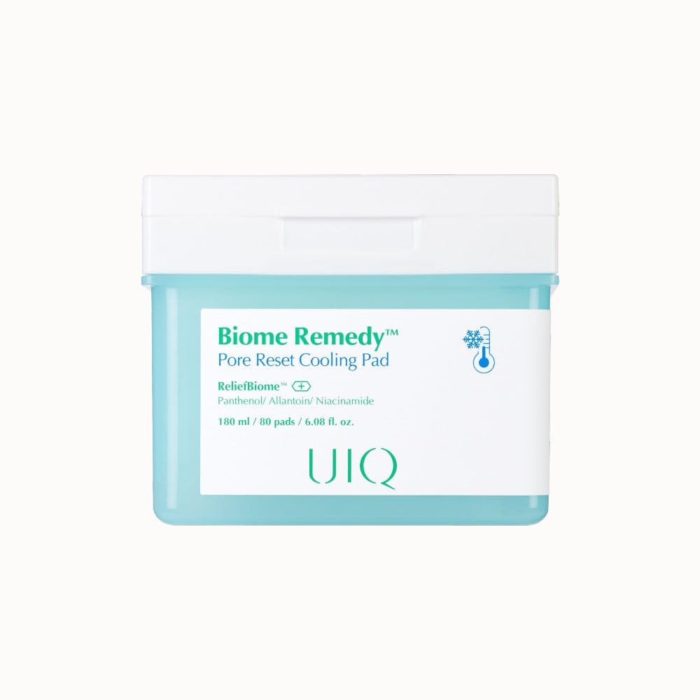 Охлаждающие диски UIQ Biome Remedy для сужения пор (80 штук)
