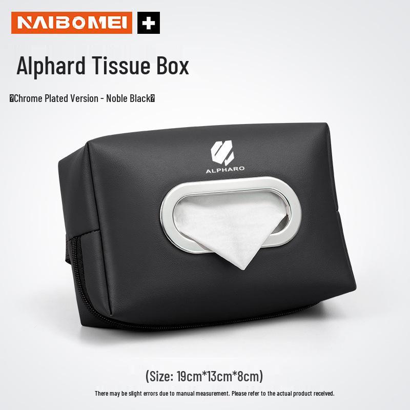 Toyota Alphard Tissue Holder: Armrest & Seat Back Hanging Car Accessory
