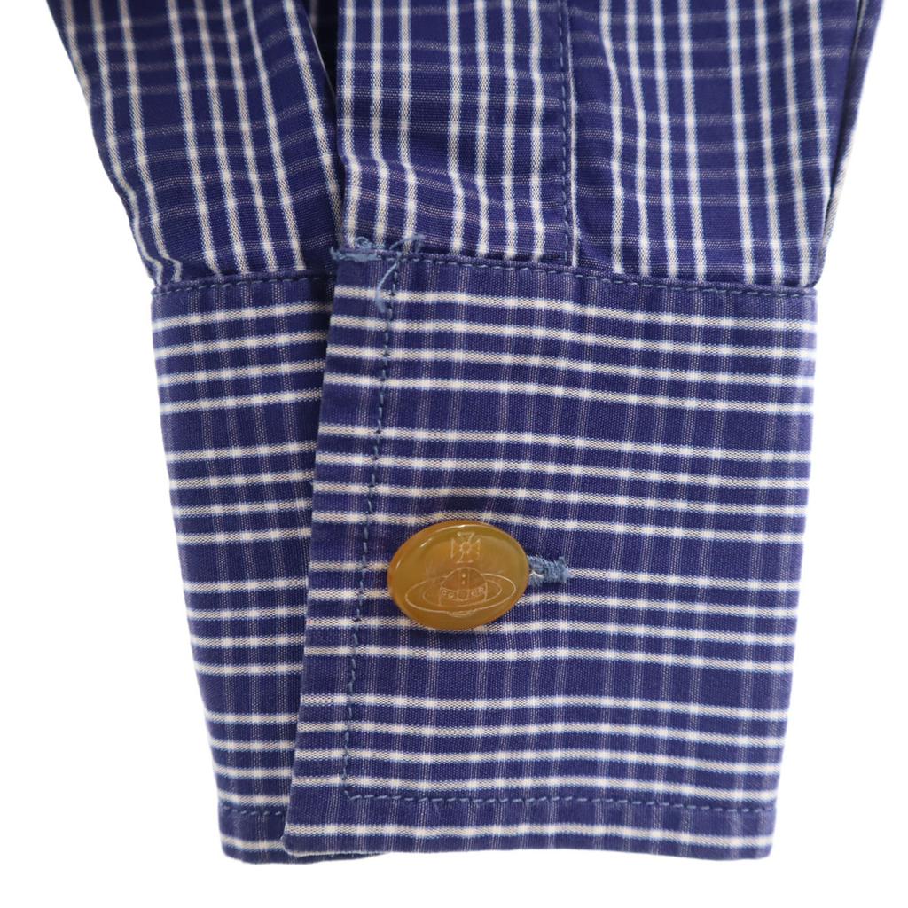 Vivienne Westwood Made in Italy Old Check Pattern Long sleeve shirt 1 Women Used