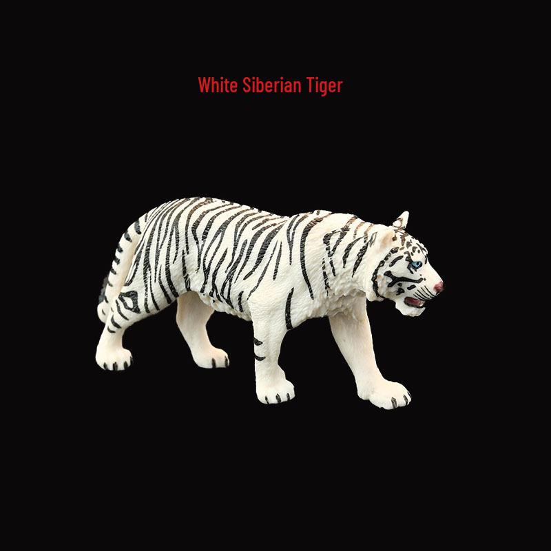 Realistic Wild Animal Toy Set: Large Tiger, Saber-toothed Tiger, Bengal Tiger for Kids' Play
