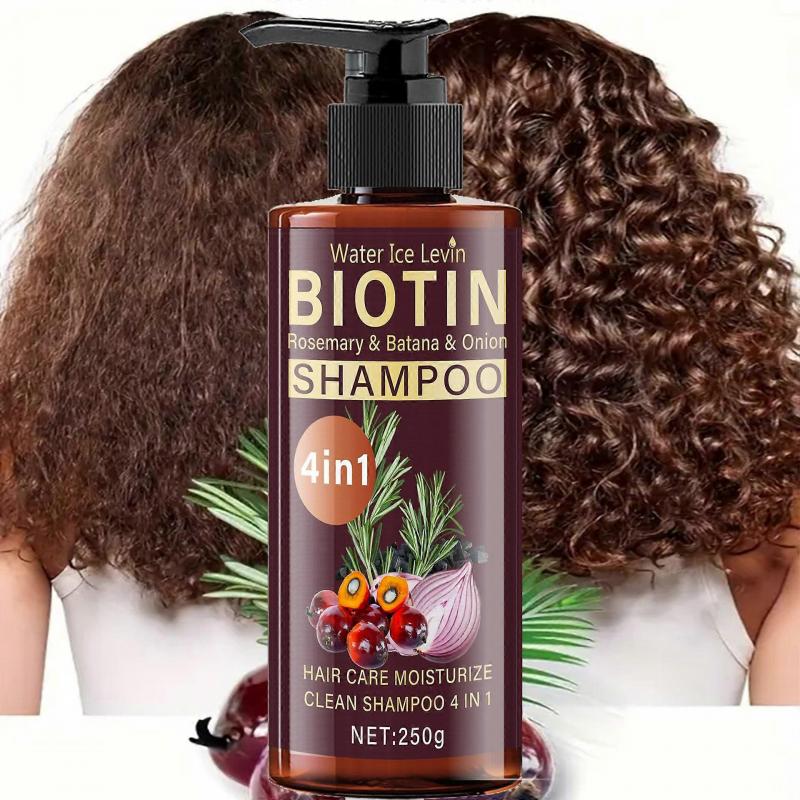 Onion Biotin and Rosemary Shampoo for Hair Growth, Onion Shampoo Moisturizing Hair Care with Onion Extract and Biotin Increase Hydration and Shine